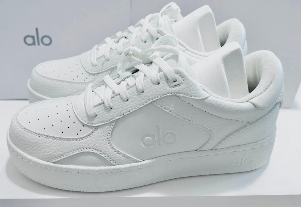 ALO Recovery Mode Sneaker- Women's size 9/ Men's Size 7.5 Natural White. NWT's
